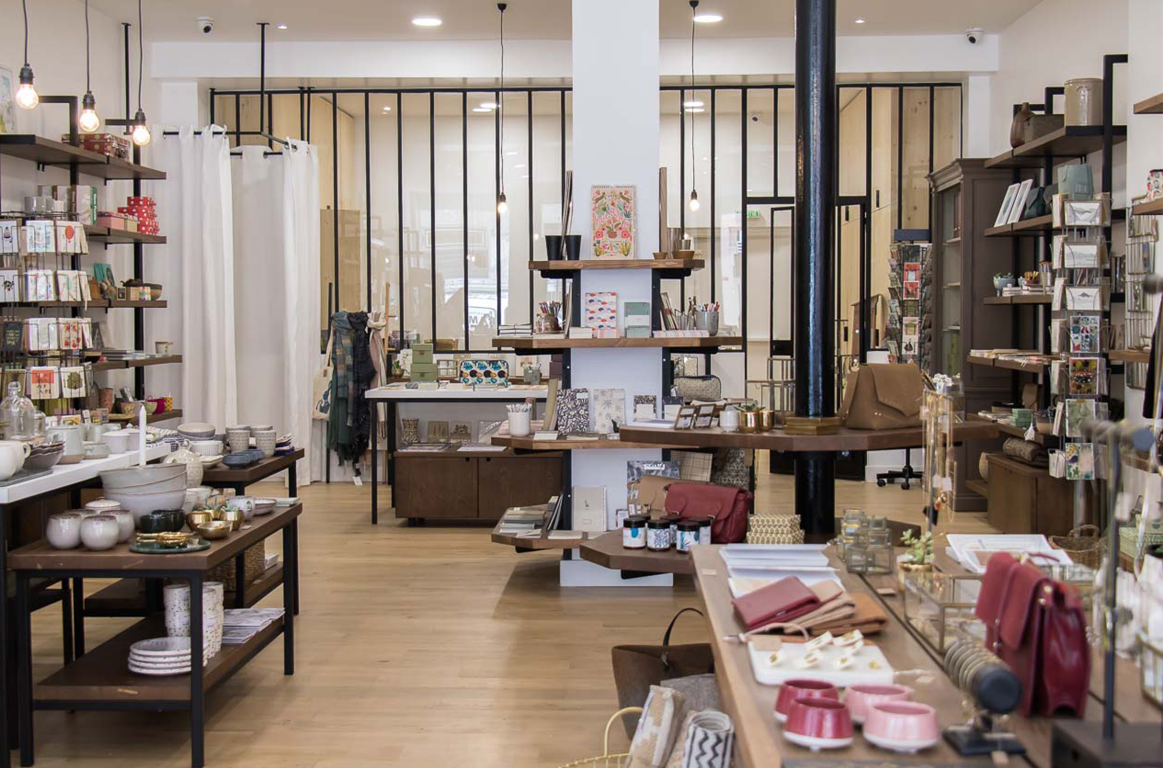 Intérieur de la boutique