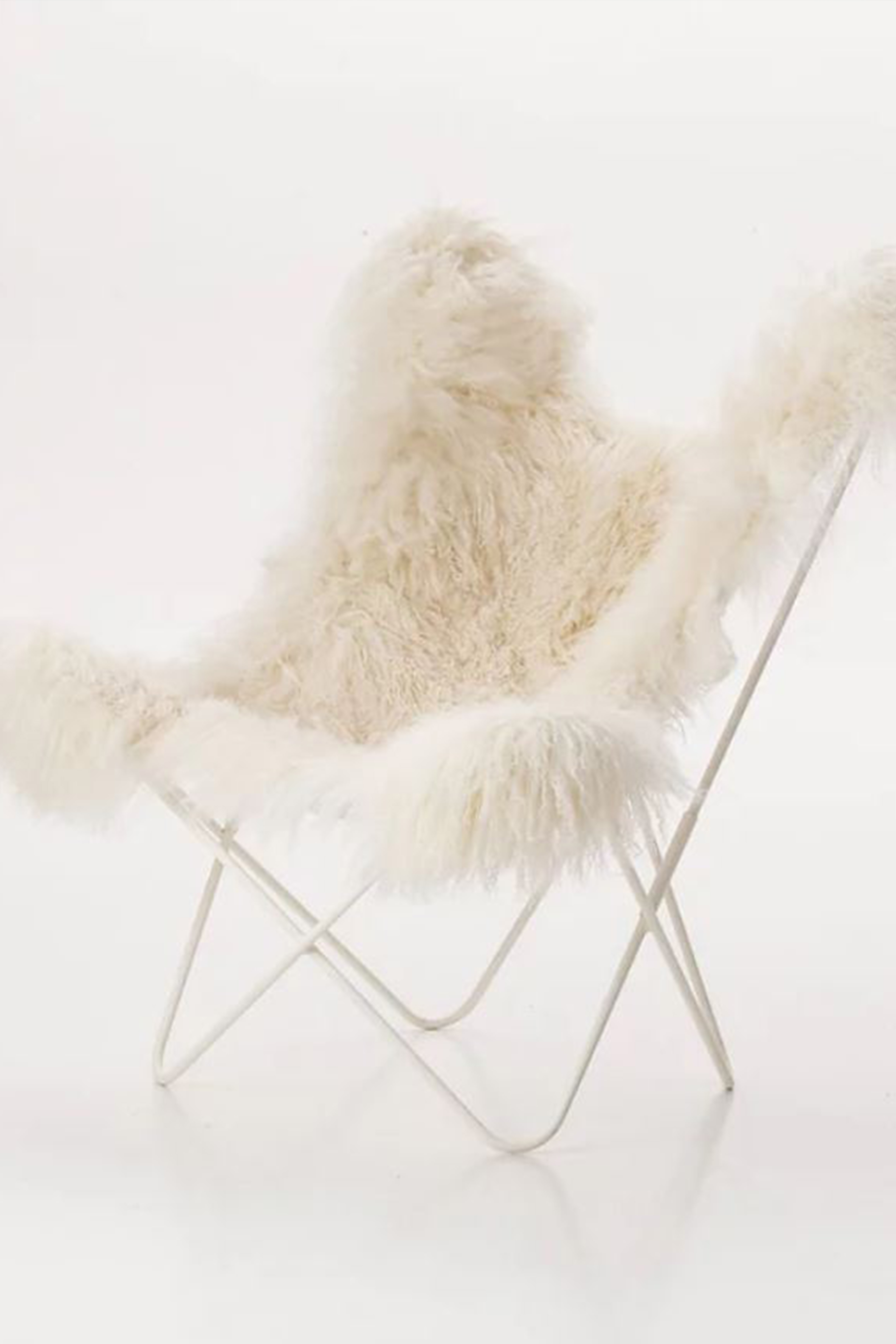Fauteuil « Lhassa », agneau du Tibet